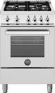 Bertazzoni Professional Series 24" Fingerprint Resistant Stainless Steel Pro Style Gas Range-0