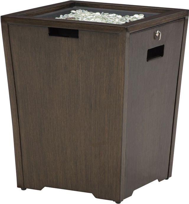Signature Design by Ashley® Rodeway South Brown Aluminum Fire Pit-3