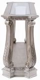 ACME Furniture Northville Glass Top Sofa Table with Antique Silver Base-4