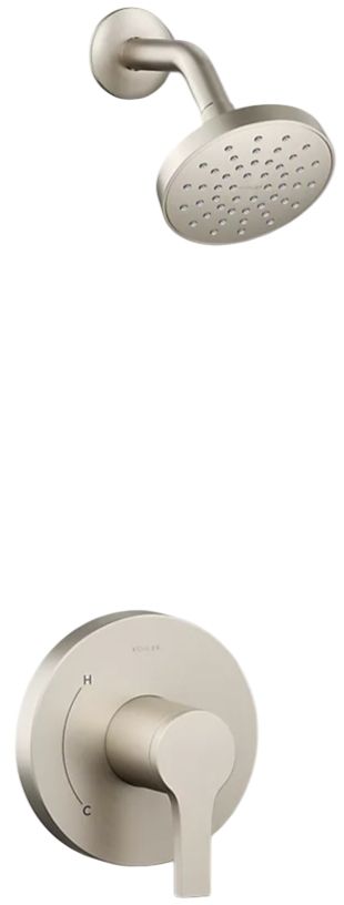 KOHLER® Elate® Rite-Temp® Vibrant Brushed Nickel 1.75 GPM Shower Trim Kit-0
