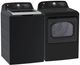 GE® Diamond Gray Top Load Washer & Electric Dryer Laundry Pair-3