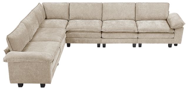 Homelegance® Dublin 6-Piece Taupe Modular Sectional-2