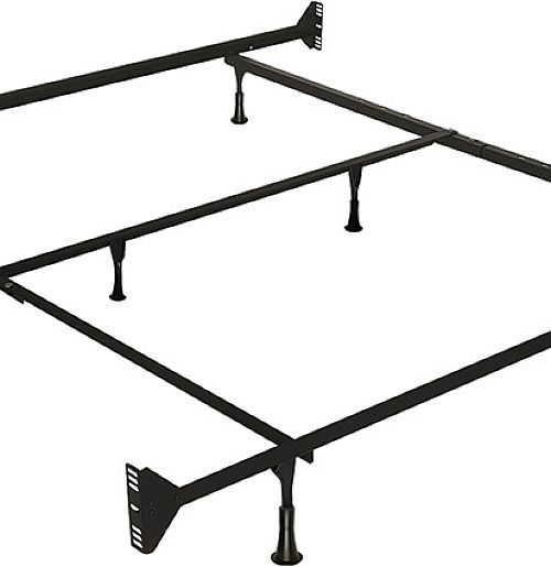 Base de lit simple spécialisée pour tête et pied spécialisée de Beaudoin - Noir-1