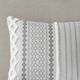 Olliix by INK+IVY Gray King/California King Imani Cotton Comforter Mini Set-5