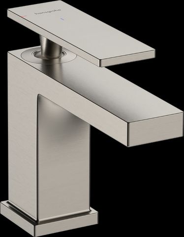 Hansgrohe Tecturis E Brushed Nickel 3" Single-Hole Faucet with Pop-Up Drain and CoolStart-0