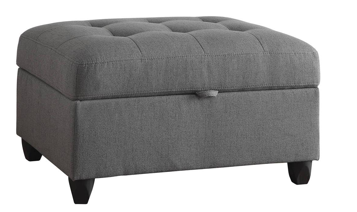 Coaster® Stonenesse Grey Storage Ottoman