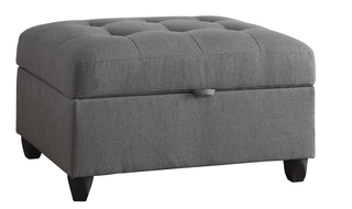 Coaster® Stonenesse Grey Storage Ottoman