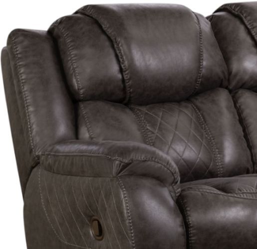 HomeStretch Daytona Steel Double Manual Reclining Sofa-1