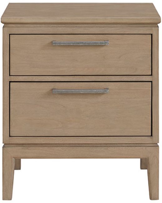 Whittier Wood® Furniture Bailey Almond Nightstand-2