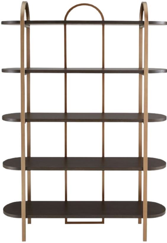 Signature Design by Ashley® Brentmour Brown/Gold Bookcase-1