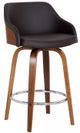 Armen Living Alec Brown Counter Swivel 26" Stool-0