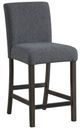 New Classic® Home Furnishings High Line 7-Piece Gray/Matte Brown Counter Table Set-3