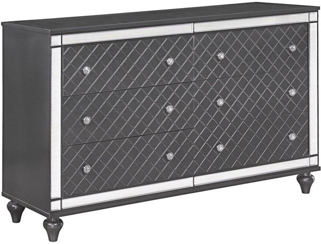 Crown Mark Refino Gray Dresser-0