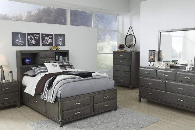 Signature Design by Ashley® Caitbrook 2-Piece Gray Full Storage Bed Set-3