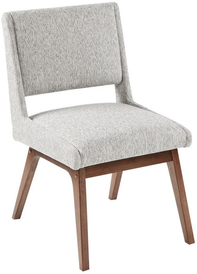 Olliix by INK+IVY Light Grey Set of 2 Boomerang Dining Chairs-0