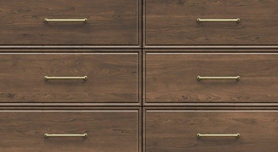 Country View Woodworking Westroom Bedroom Brown Maple 56" Dresser-1
