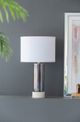 A & B Home Blue/White 14" Table Lamp-5