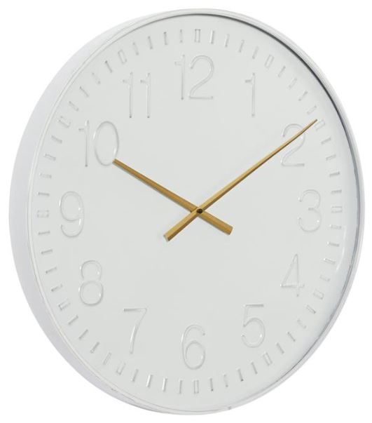 Deco Marche White Round Wall Clock-1