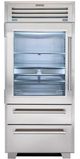Sub-Zero® PRO Series 36" 22.7 Cu. Ft. Stainless Steel Frame Built-In Bottom Freezer Refrigerator-0