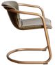 Home Trends & Design Portofino Antique Gold/Emerald Green Dining Chair-1
