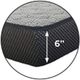 Titus Furniture Gray/White 6" Queen Foam Mattress-1