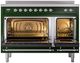 Ilve® Nostalgie II Series 48" Emerald Green Pro Style Induction Range-1