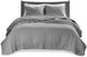 Olliix by Madison Park Grey Full/Queen Keaton Reversible Coverlet Set-0