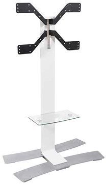 Salamander Designs® Acadia White 85" XL  Mobile TV Stand