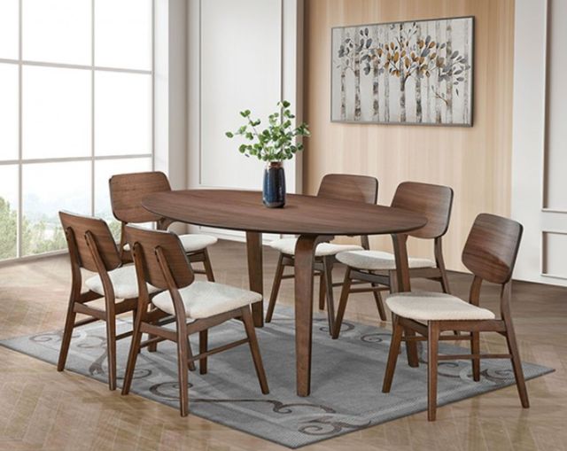 Furniture of America® Narvik Walnut Dining Table-1