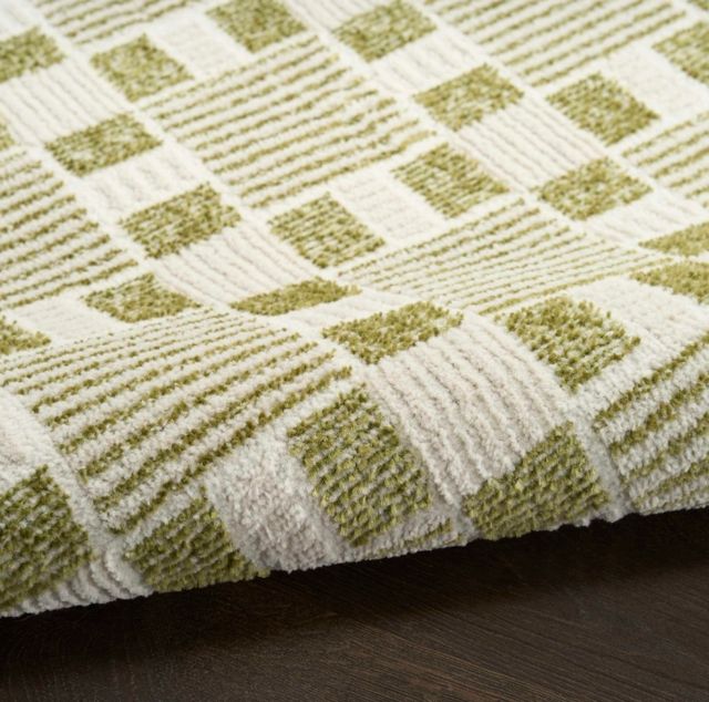 Nourison Home™ Nordic NRC13 Green 5'x7' Area Rug-3