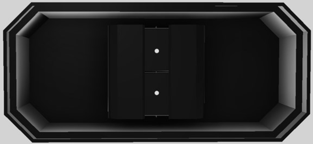 Vent-A-Hood® Designer Series 66" Black Island Range Hood-2