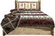 Montana Woodworks® Glacier Country Stained and Lacquered Twin Platform Storage Bed with Laser Engraved Bear Design-1