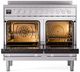 Ilve® Professional Plus II 40" Stainless Steel Pro Style Induction Range-2