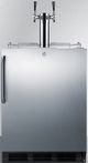 Summit® Commercial Series 5.5 Cu. Ft. Stainless Steel Beer Cooler/Kegerator-0