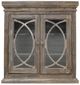 Cottage Creek Furniture Bahari Aged Oak 2-Door Console with Wooden Knobs-1