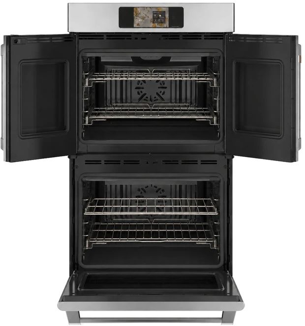 Café™ Professional Series 30” Stainless Steel Smart Double Electric Wall Oven with French Doors-1