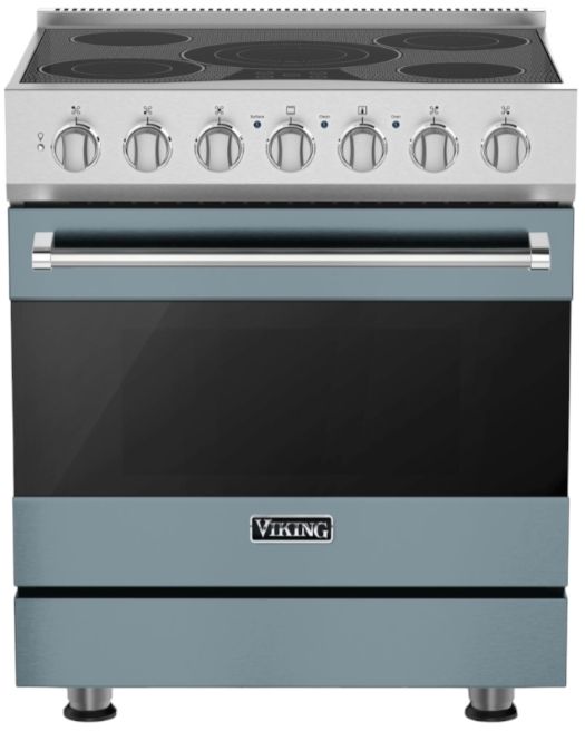 Viking® 3 Series 30" November Sky Pro Style Electric Range-0