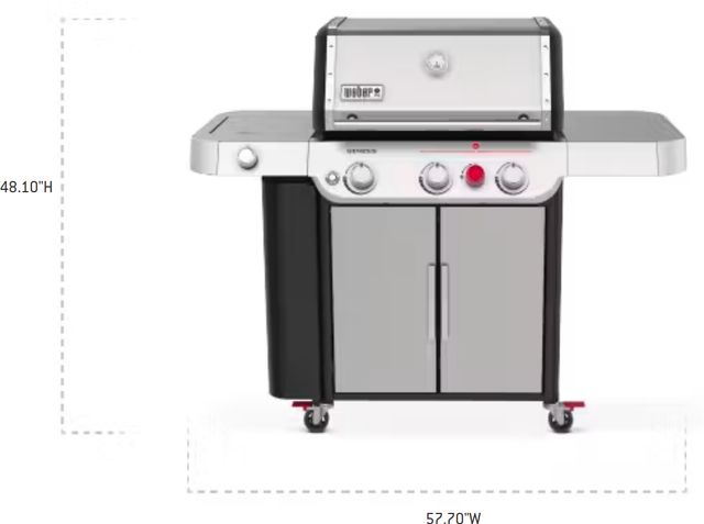 Weber® Genesis S-335 3-Burner Stainless Steel Freestanding Liquid Propane Grill-1