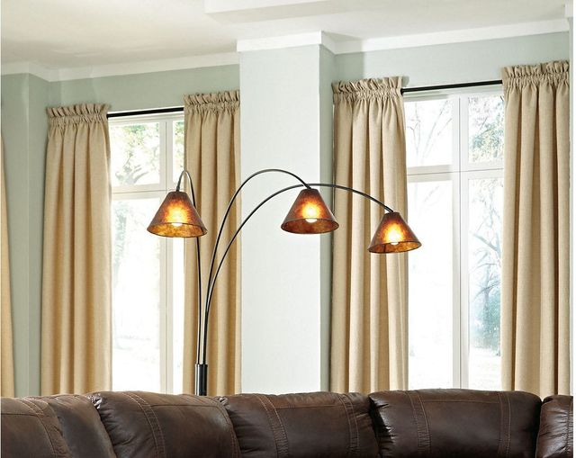 Signature Design by Ashley® Sharde Black Floor Lamp-2