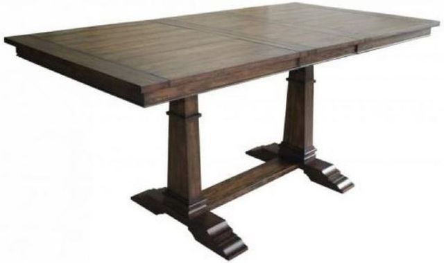 Coaster® Delphine 5-Piece Vintage Dark Pine Counter Height Dining Set-1