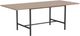 EQ3 Kendall 82'' Oak Top Dining Table with Inset Base-0