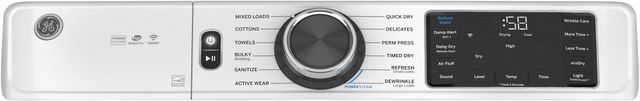 GE® White Front Load Laundry Pair-1