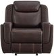 Elements International Panther Neono Brown Manual Glider Recliner-3