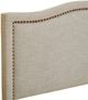 Olliix by Madison Park Natural King Nadine Upholstery Headboard-5