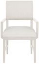 Fairfield® Customizable Entree Dining Silas Arm Chair with Linen Finish-1