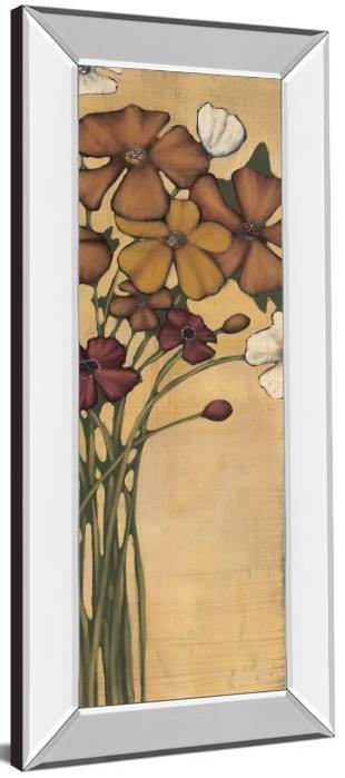 Classy Art Wandering Bouquet by Maja Mirrored Frame Wall Art-1