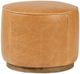 Four Hands Sinclair Butterscotch Round Ottoman-0