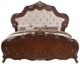 ACME Furniture Latisha Antique Oak Eastern King Upholstered Panel Bed-2
