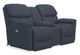 La-Z-Boy® Kipling Navy Power Reclining Loveseat with Headrest and Console-1