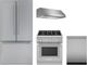 Thermador® 4 Piece Stainless Steel Dual Fuel Kitchen Package-0